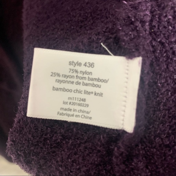 Barefoot Dreams Purple Calypso Wrap Cardigan - Picture 9 of 12